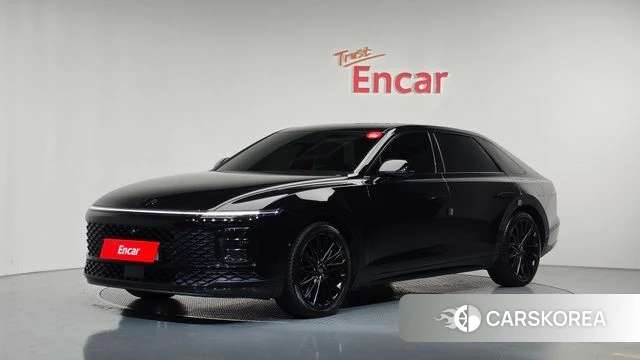 Hyundai Grandeur Hybrid (GN7) 2024 Черный из Кореи