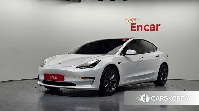 Tesla Model 3 2021 Белый из Кореи