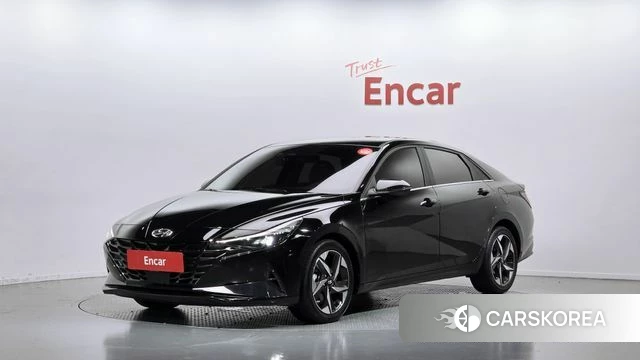 Hyundai Avante (CN7) 2022 Черный из Кореи
