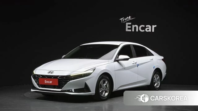 Hyundai Avante (CN7) 2021 Белый из Кореи