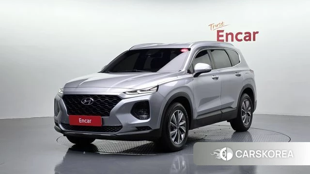 Hyundai Santa Fe TM 2018 Серебристо-серый из Кореи