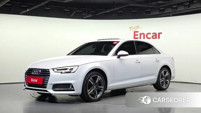 Audi A4 (B9) 2019 Белый из Кореи
