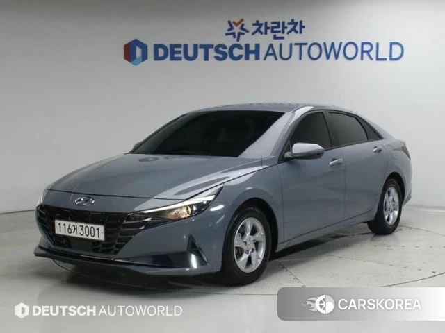 Hyundai Avante (CN7) 2022 Серый из Кореи