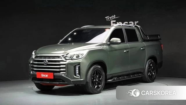 Ssangyong The New Rexton Sport 2021 Светло-зеленый из Кореи