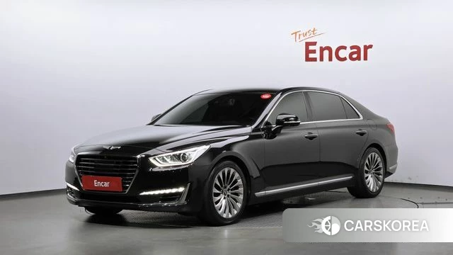 Genesis EQ900 2018 Черный из Кореи