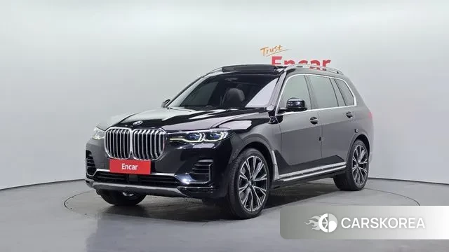 BMW X7 (G07) 2019 Черный из Кореи