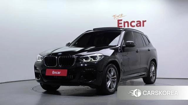 BMW X3 (G01) 2021 Черный из Кореи