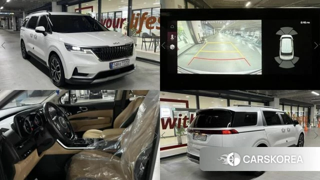 Kia Carnival 4th generation 2021 Белый из Кореи