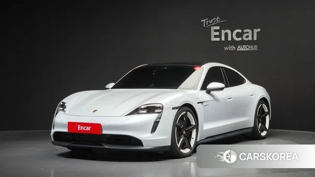 Porsche Taycan 2023 Белый из Кореи