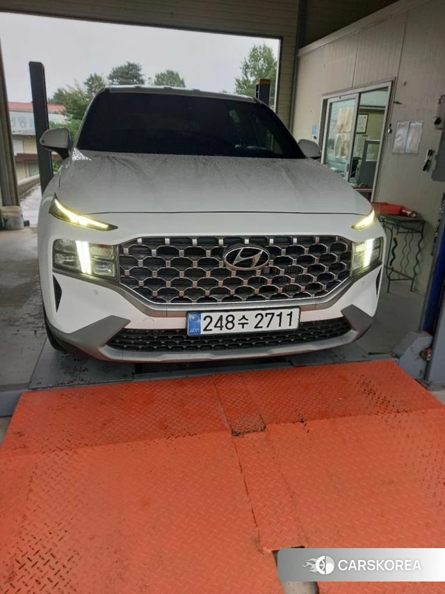 Hyundai The New Santa Fe 2022 Белый из Кореи