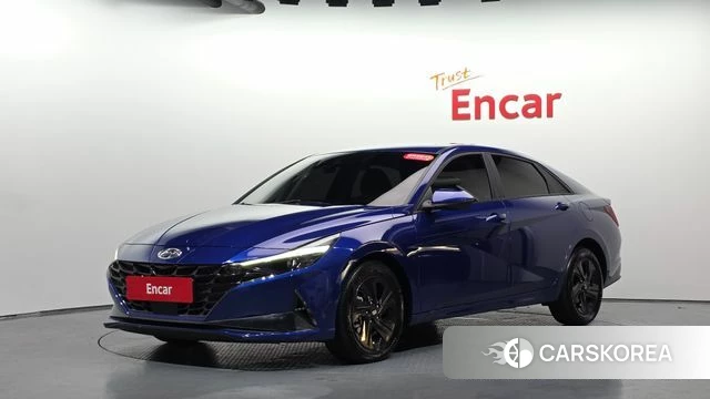 Hyundai Avante (CN7) 2022 Синий из Кореи
