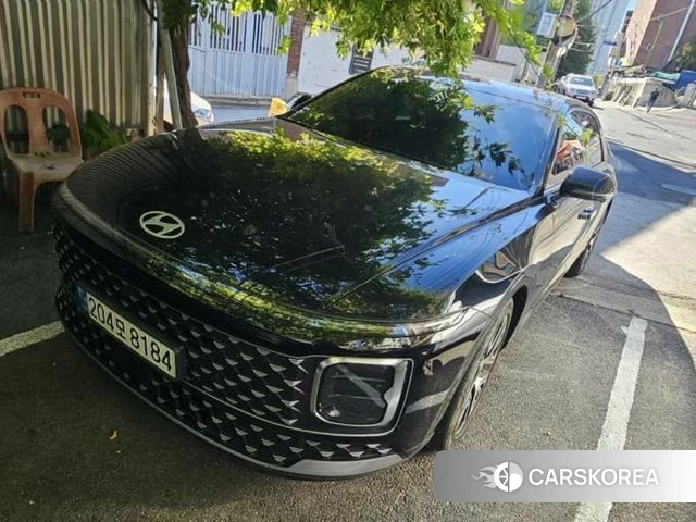 Hyundai Grandeur (GN7) 2023 Черный из Кореи