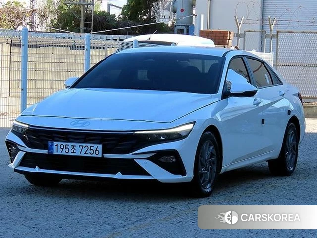 Hyundai The New Avante (CN7) 2024 Белый из Кореи