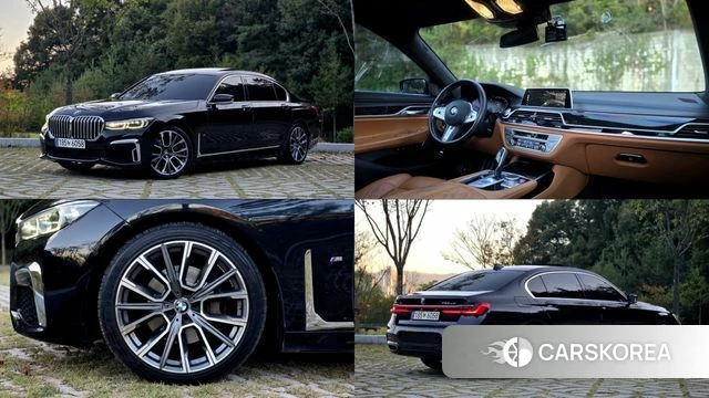 BMW 7 Series (G11) 2021 Черный из Кореи