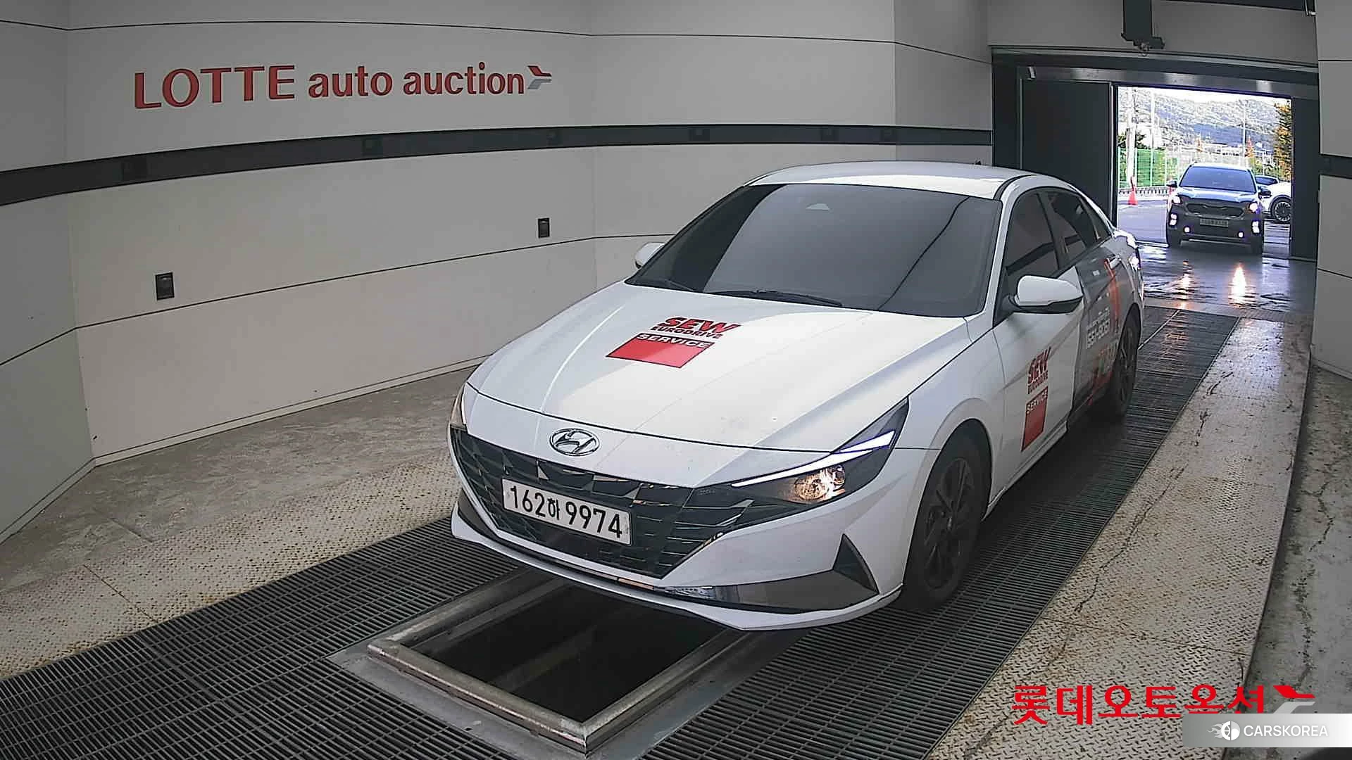 Hyundai Avante Hybrid 2021 Polar White из Кореи