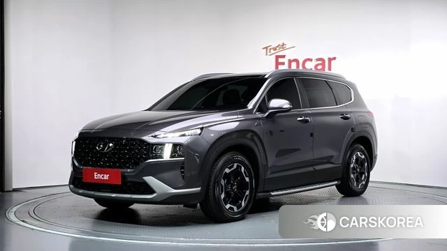 Hyundai The New Santa Fe 2021 Серый из Кореи