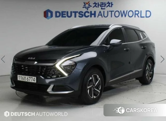 Kia Sportage 5th Generation Hybrid 2024 Серый из Кореи