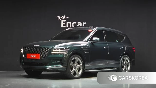 Genesis GV80 2021 Темно-зеленый из Кореи