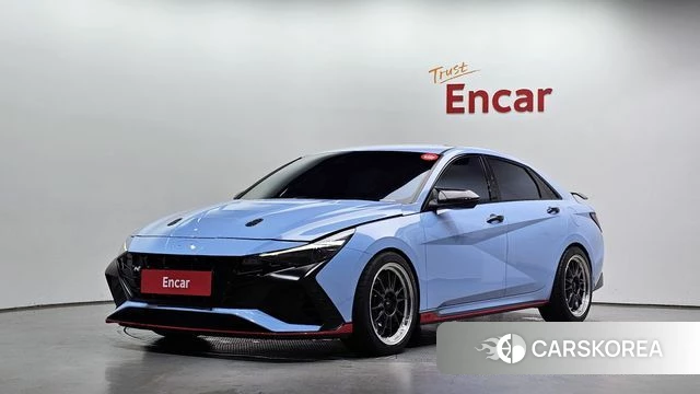 Hyundai Avante (CN7) 2022 Светло-серебряный цвет из Кореи