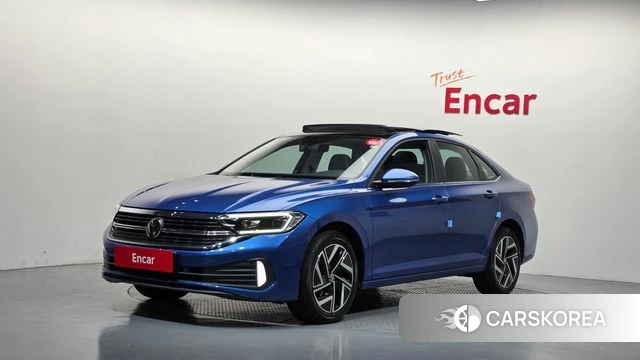 Volkswagen 7th Generation of Jetta 2023 Синий из Кореи