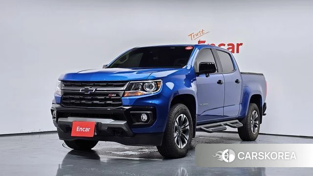 Chevrolet (GM Daewoo) Real New Colorado 2021 Синий из Кореи, фото 2