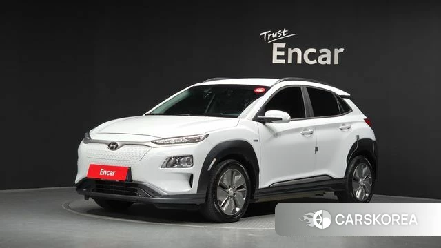 Hyundai Kona Electric 2019 Белый из Кореи