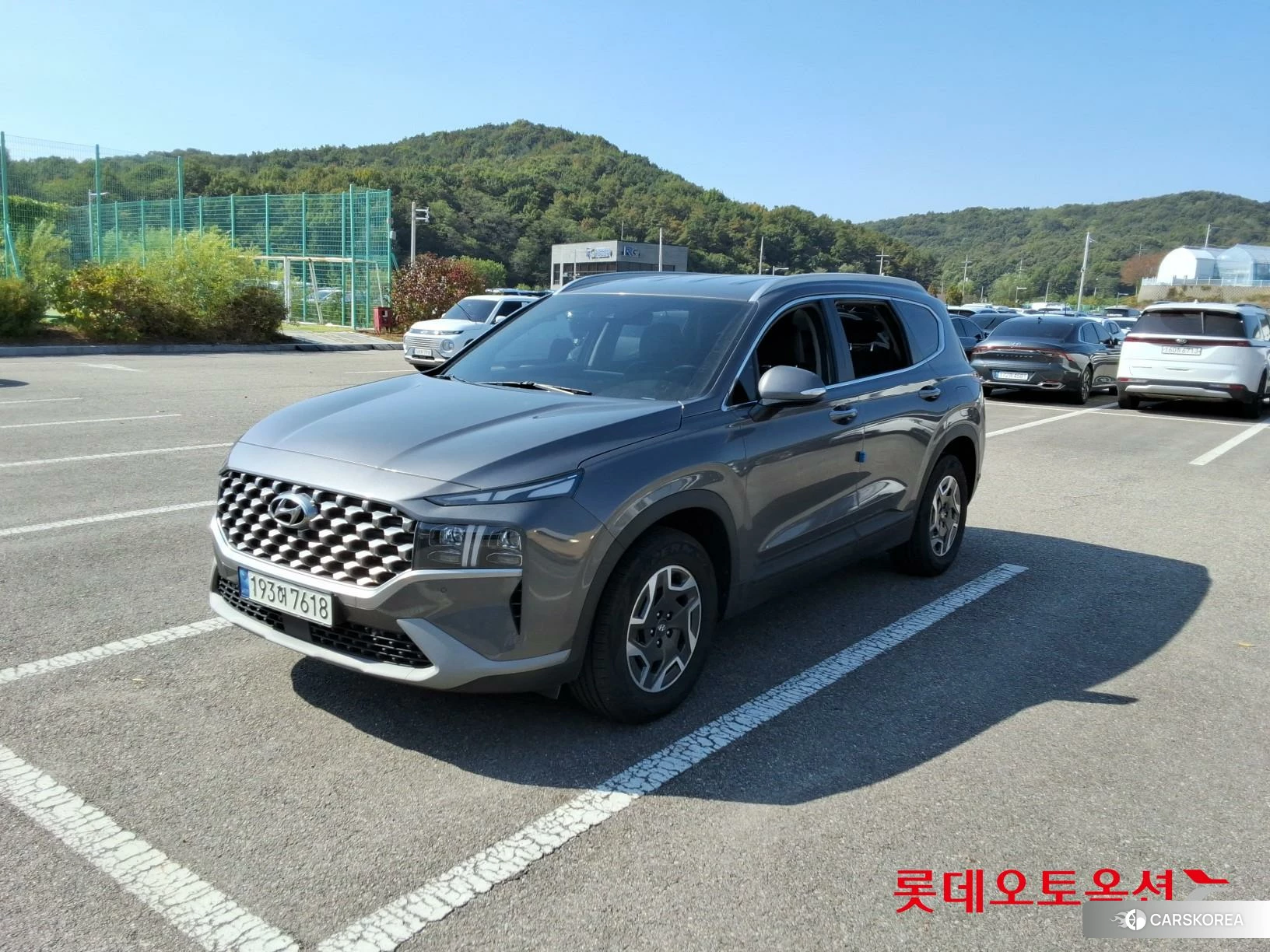 Hyundai Santa Fe Hybrid 2022 Magnetic Grey Metallic из Кореи