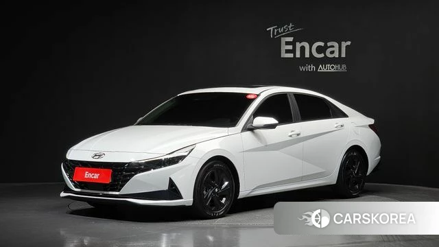 Hyundai Avante (CN7) 2023 Белый из Кореи
