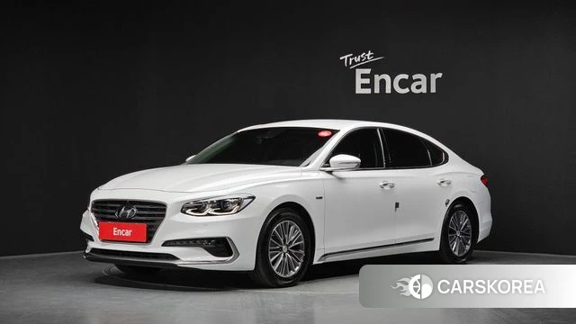 Hyundai Grandeur IG Hybrid 2019 Белый из Кореи