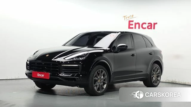 Porsche Cayenne (PO536) 2020 Черный из Кореи