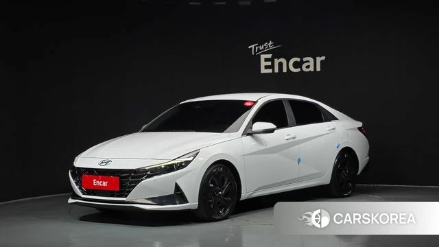 Hyundai Avante (CN7) 2022 Белый из Кореи