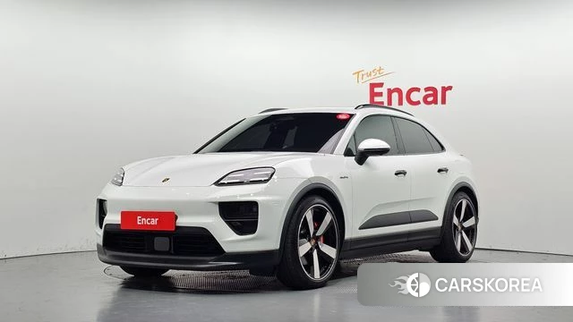 Porsche Makan EV 2025 Белый из Кореи