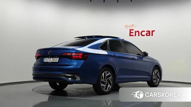 Volkswagen 7th Generation of Jetta 2023 Синий из Кореи