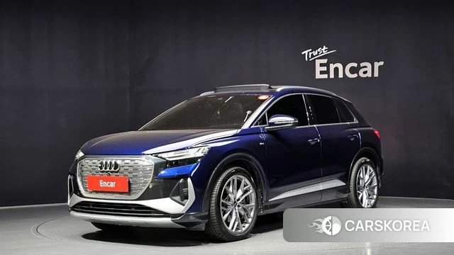 Audi Q4 e-Tron (F4) 2025 Синий из Кореи