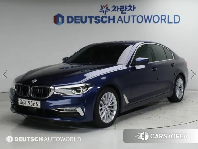 BMW 5 Series (G30) 2019 Синий из Кореи