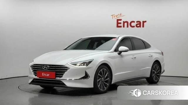 Hyundai Sonata Hybrid (DN8) 2021 Белый из Кореи