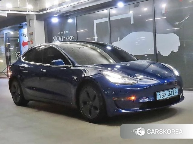 Tesla Model 3 2020 Синий из Кореи