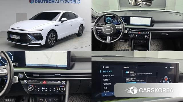 Hyundai Sonata D Edge Hybrid (DN8) 2024 Белый из Кореи