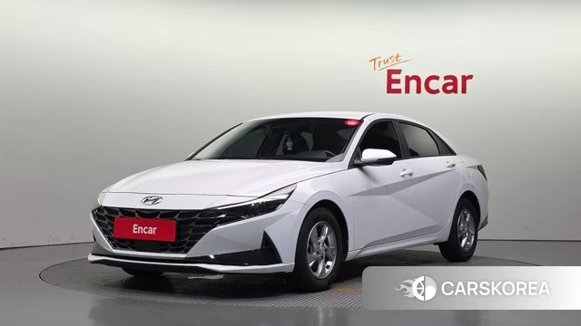 Hyundai Avante (CN7) 2022 Белый из Кореи