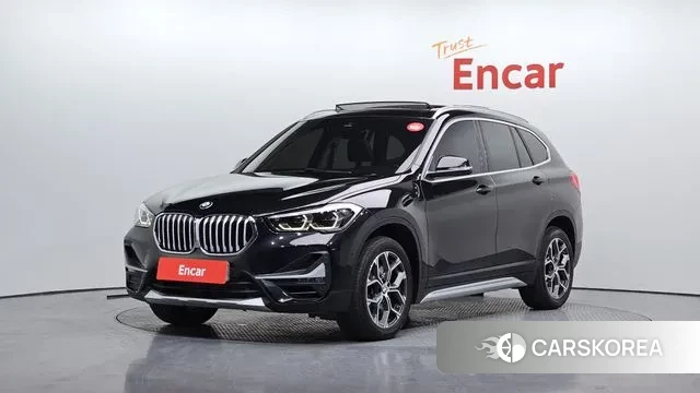 BMW X1 (F48) 2021 Черный из Кореи