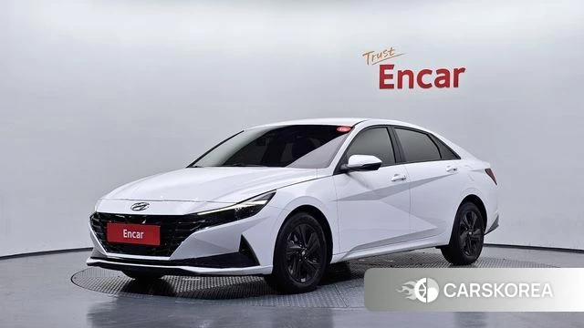 Hyundai Avante (CN7) 2023 Белый из Кореи