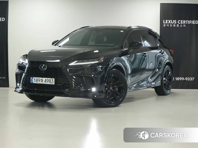Lexus RX500h 5th generation 2025 Черный из Кореи