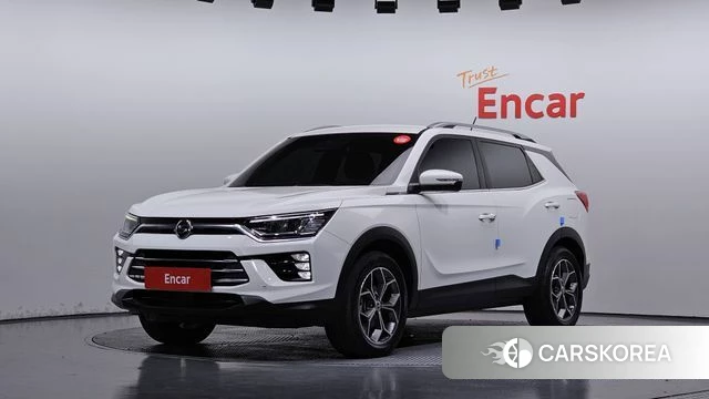 Ssangyong Beautiful Korando 2023 Белый из Кореи