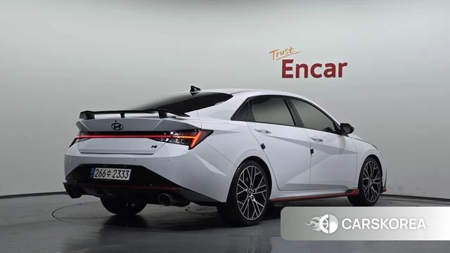 Hyundai Avante (CN7) 2022 Белый из Кореи