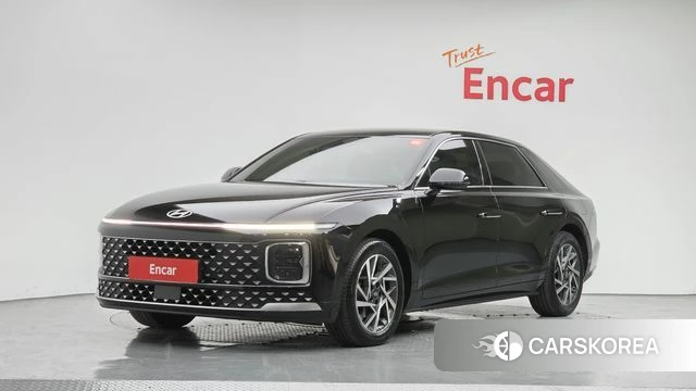 Hyundai Grandeur Hybrid (GN7) 2023 Черный из Кореи
