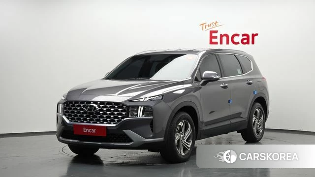 Hyundai The New Santa Fe 2021 Серый из Кореи