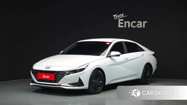 Hyundai Avante (CN7) 2023 Белый из Кореи
