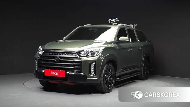 Ssangyong The New Rexton Sports Cannes 2022 Темно-зеленый из Кореи