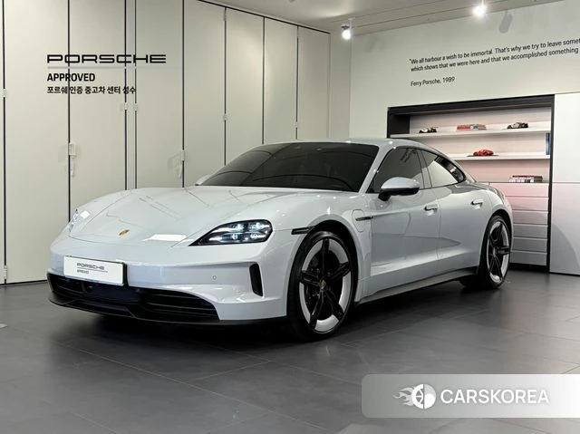 Porsche Taycan 2025 Белый из Кореи