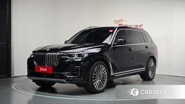 BMW X7 (G07) 2021 Черный из Кореи